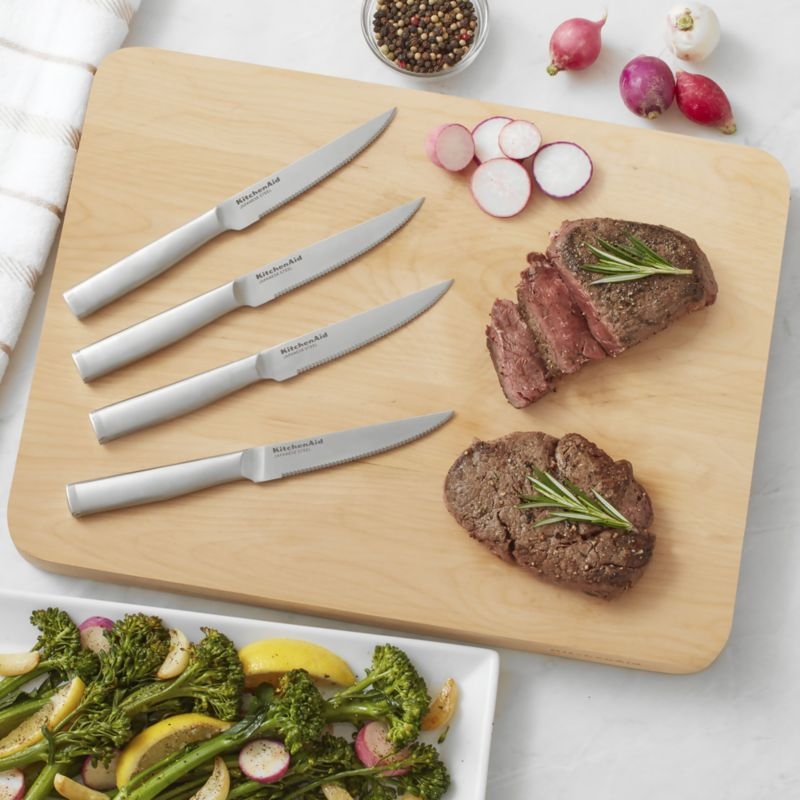 KitchenAid ® Gourmet 4-Piece Stainless Steel Steak Knife Set - Image 1