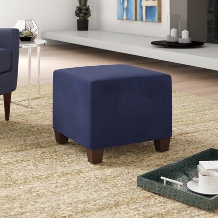 Mctaggart 19'' Wide Square Cube Ottoman - Image 1