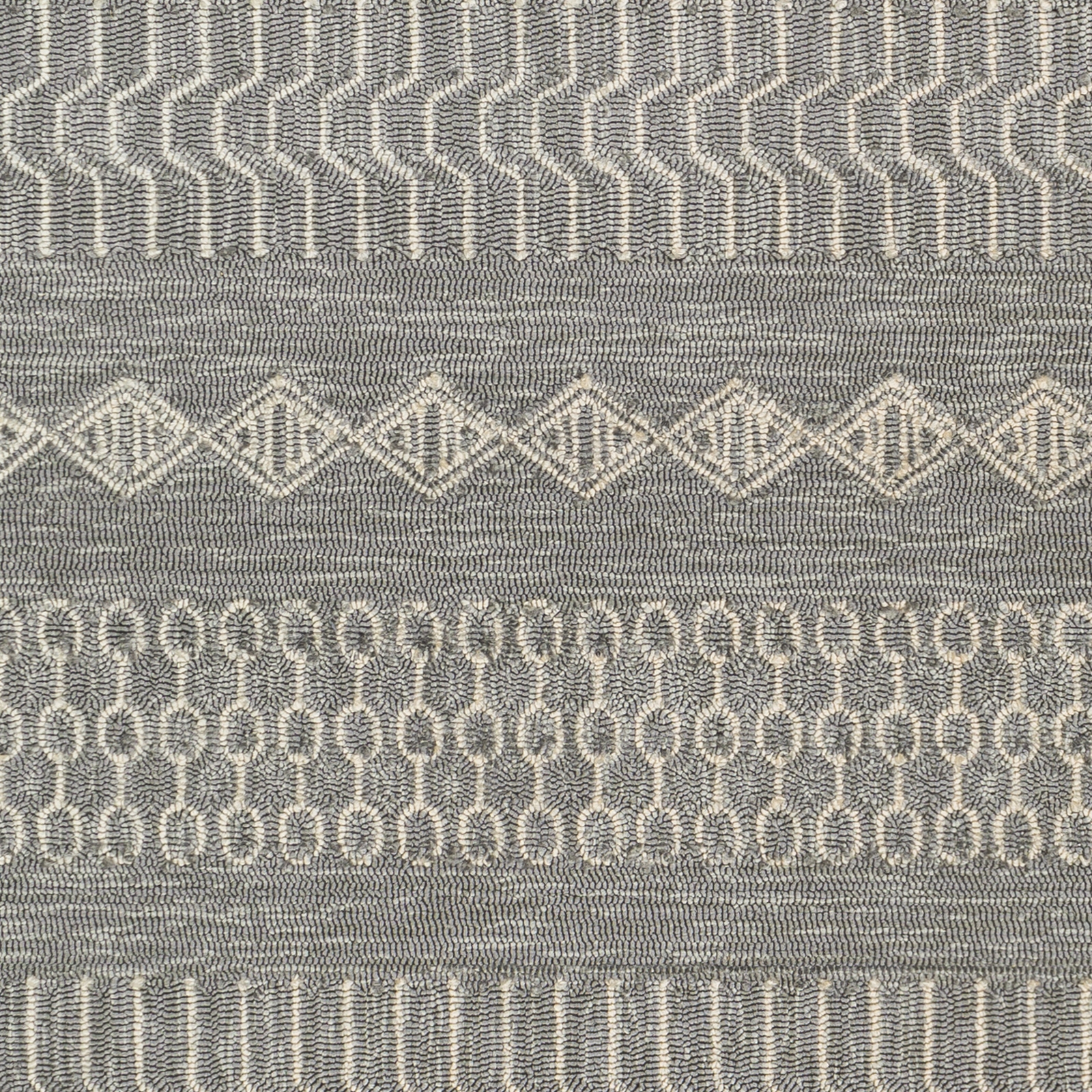 Rain Gray Outdoor 3' x 5' Handmade Rug - Image 5