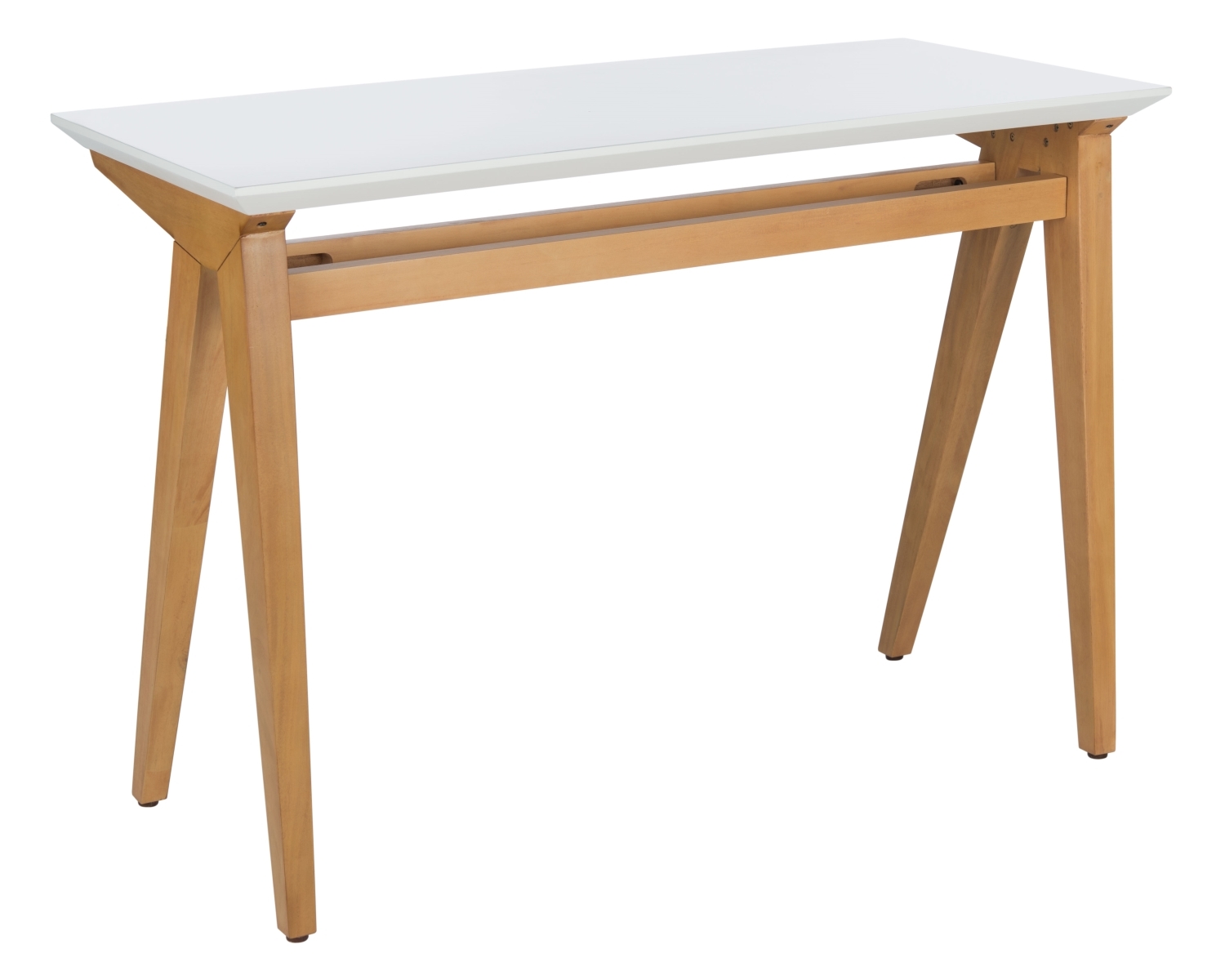 Reid Desk - Oak / White - Safavieh - Image 7