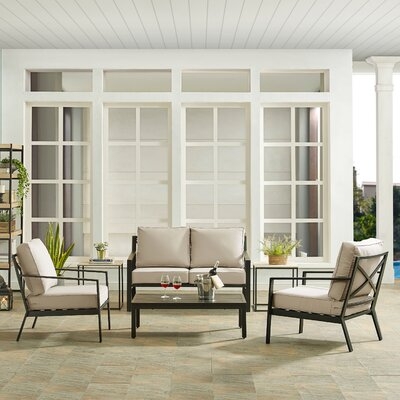 Corban 4 Piece Seating Group with Cushions - Image 0
