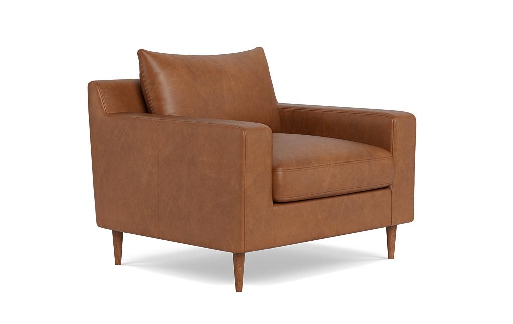Sloan Leather Accent Chair - Image 1