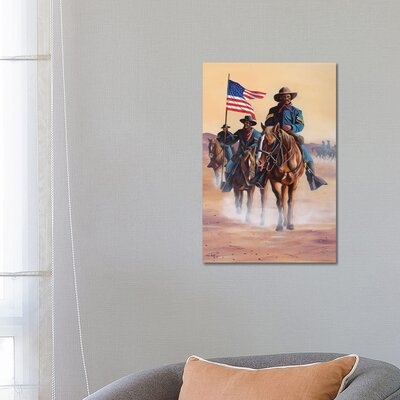 Buffalo Soldiers by Geno Peoples - Wrapped Canvas Graphic Art Print - Image 0