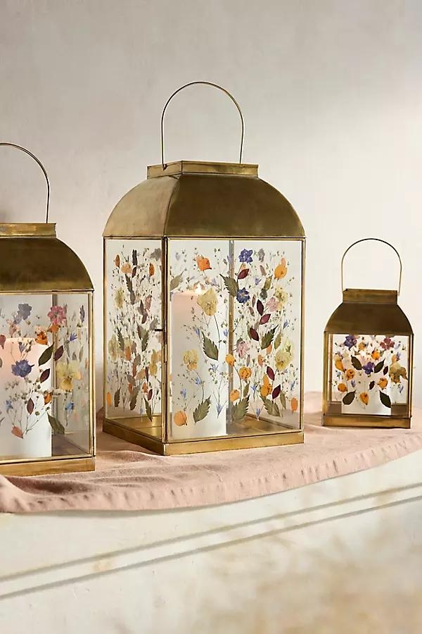 Pressed Floral Lantern - Image 0