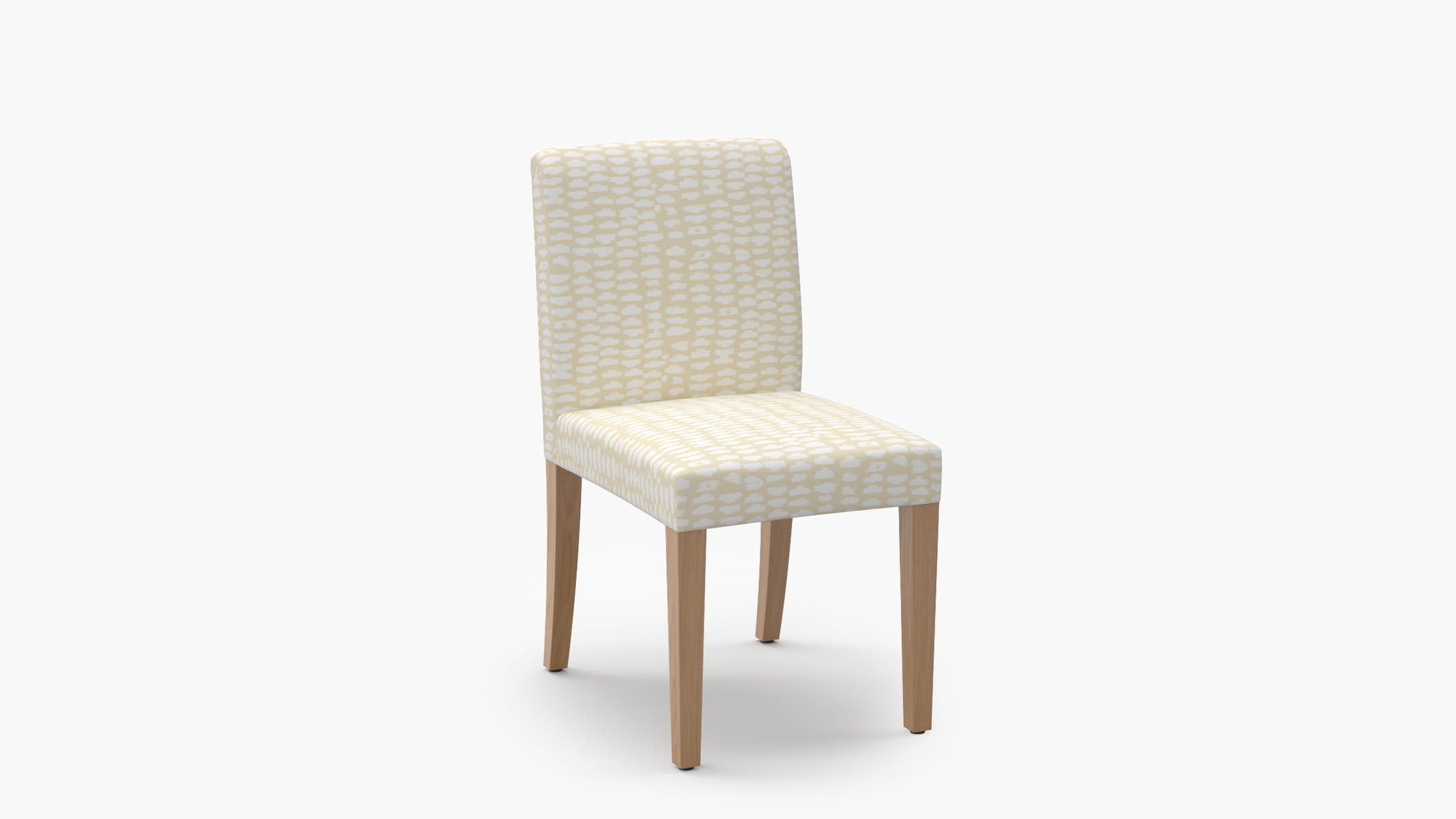 Signature Dining Chair, Sand Odalisque, Natural Square Tapered Leg - Image 1