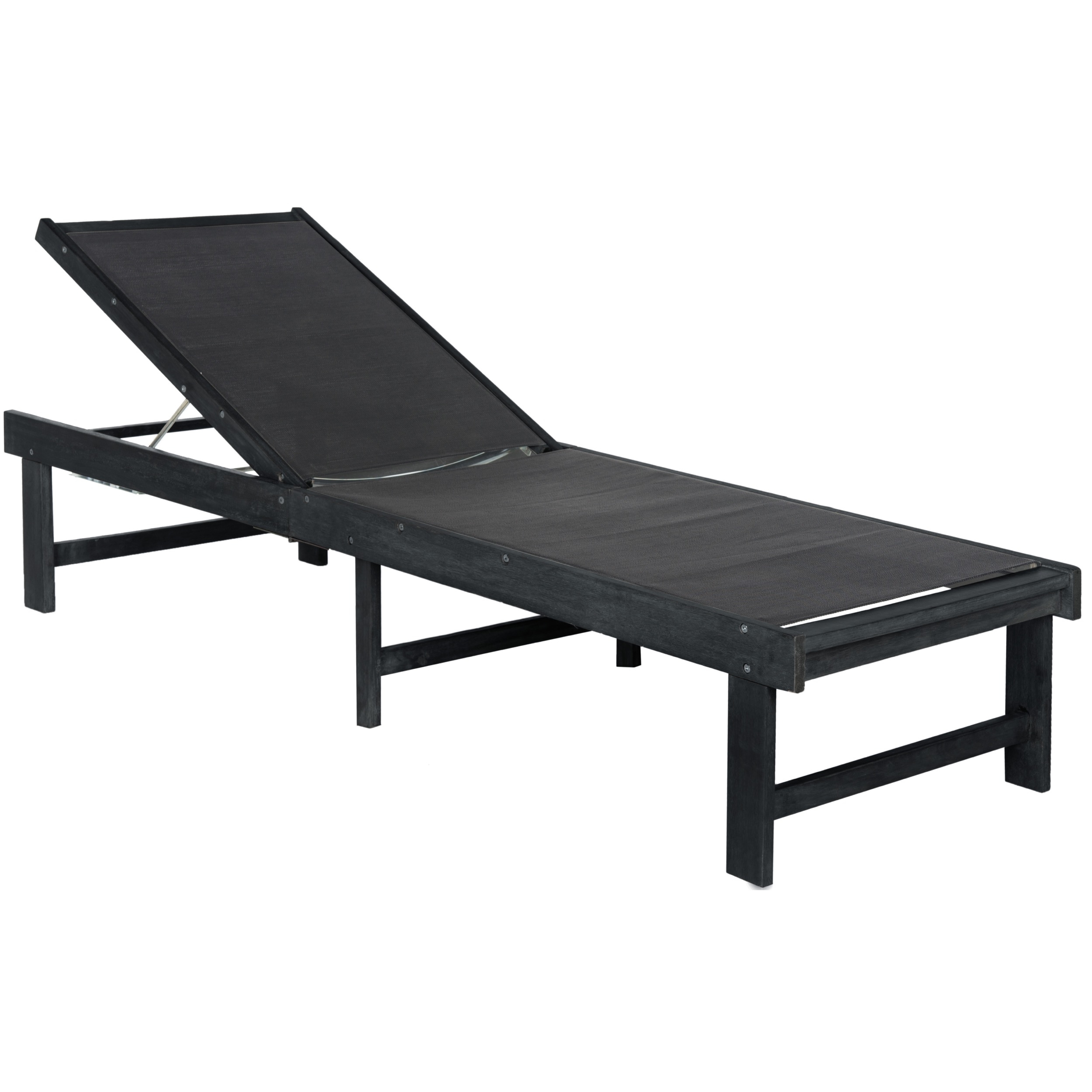 Manteca Lounge Chair - Dark Slate Grey - Safavieh - Image 1