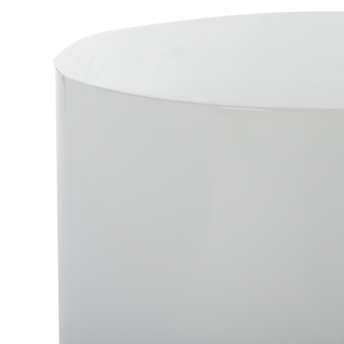 Angelo Round Side Table - White / Gold - Safavieh - Image 2