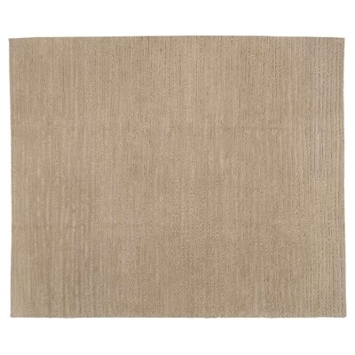 Hand-Knotted Wool Taupe Area Rug - Image 0