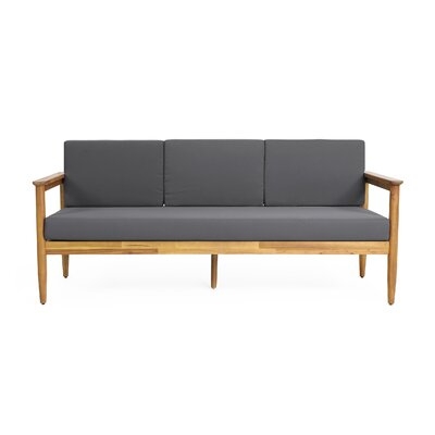 Weatogue 76.25'' Acacia Outdoor Patio Sofa - Image 0