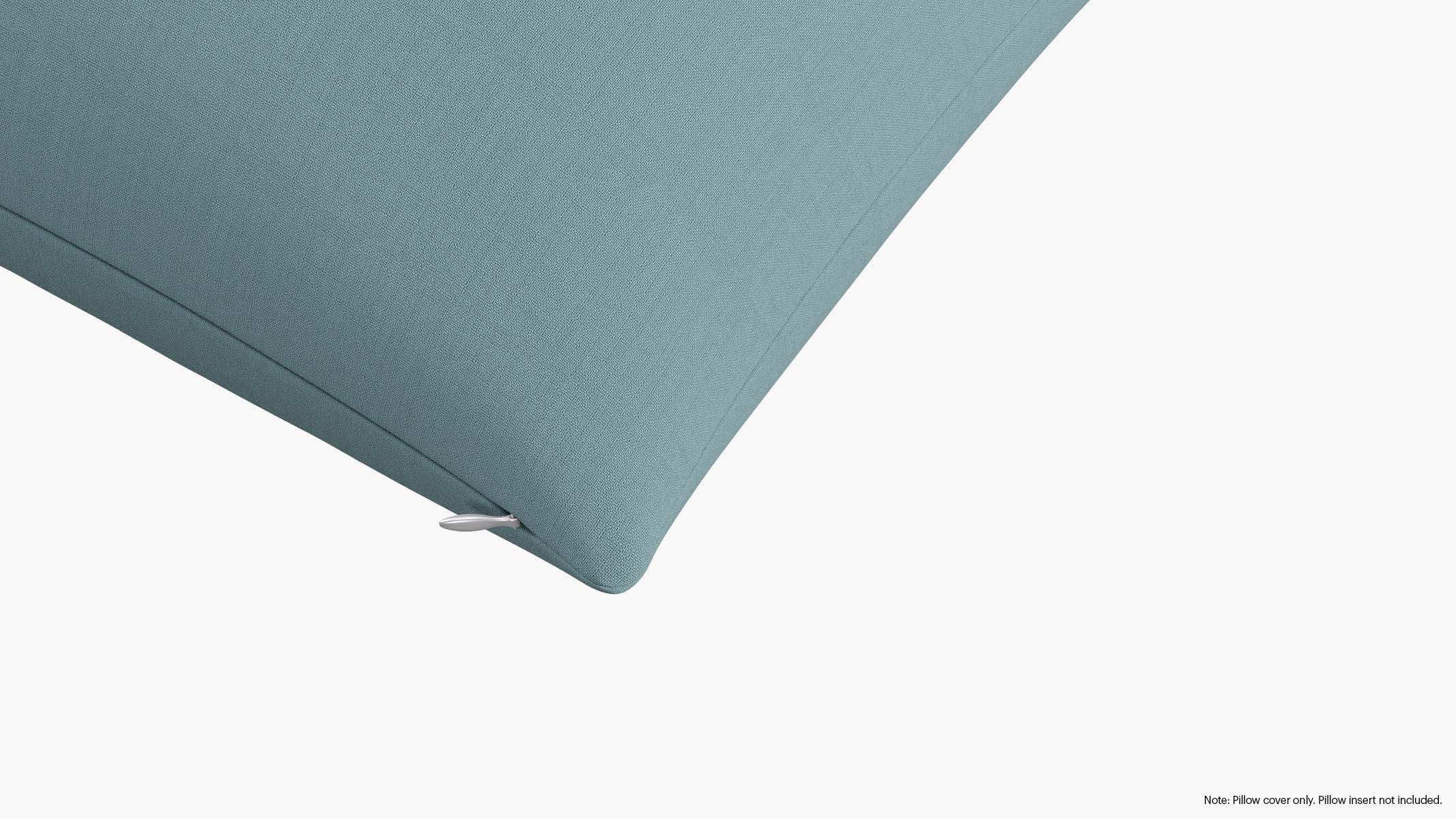 Throw Pillow Cover 26", Seaglass Everyday Linen, 26" x 26" - Image 1