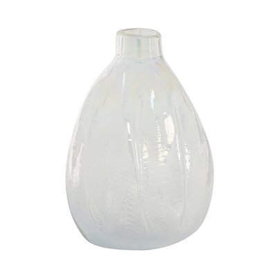 White 15.85'' Glass Table Vase - Image 0