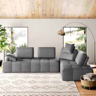 Intention 124" Wide Reversible Modular Sectional - Image 0