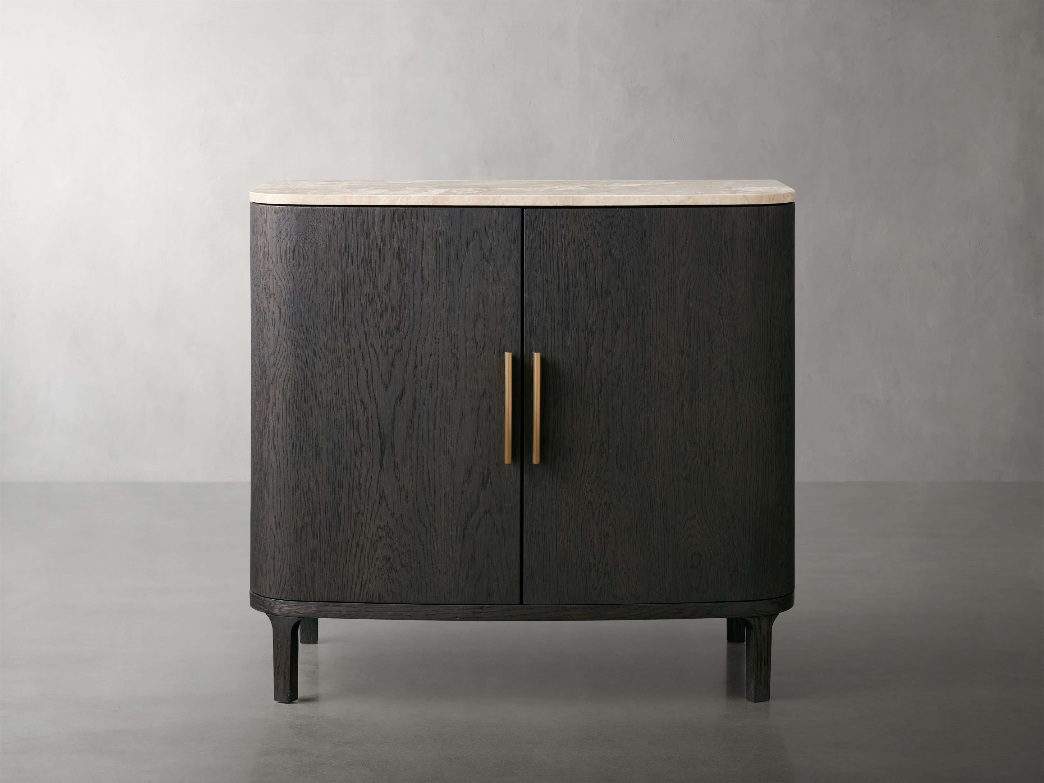 Danny Cabinet in Stone Black  Ebony/Royal Cream - Image 0