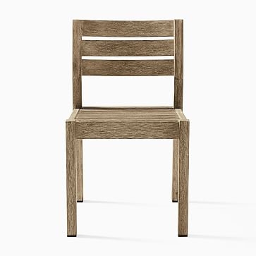 Portside Outdoor Dining Chair, Driftwood, Set of 4 - Image 3