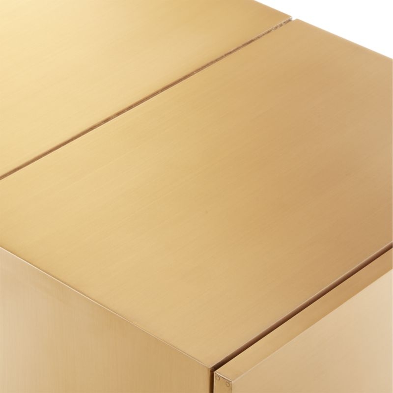 Penn Brass Clad Narrow 3 Drawer File Cabinet - Image 6