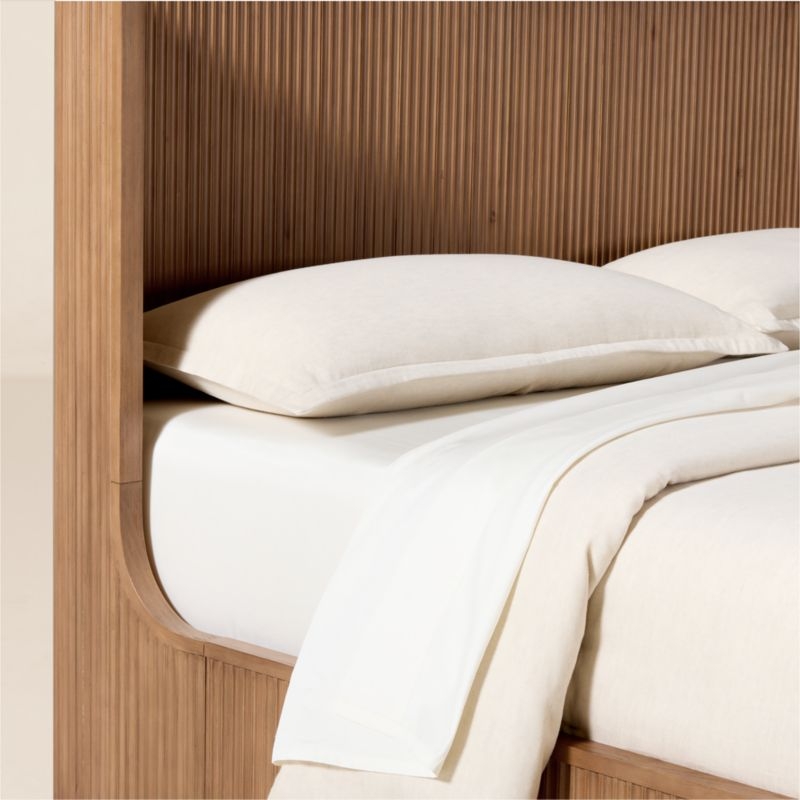 Davison Fluted Wood King Bed - Image 1