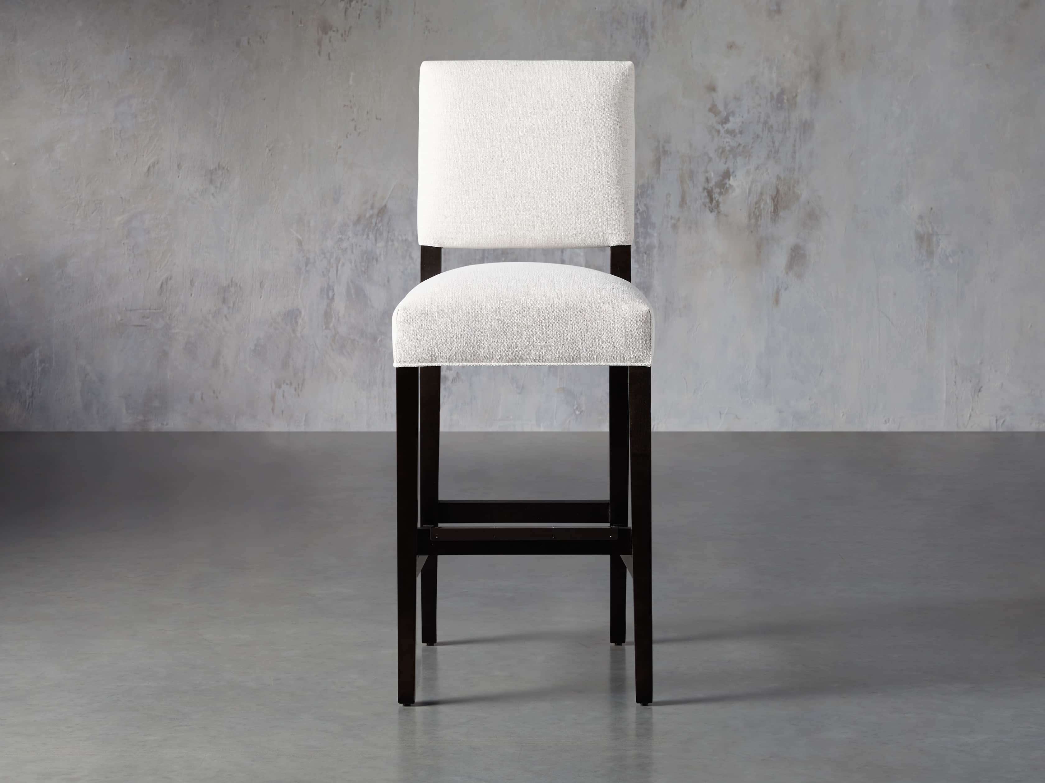 Torino Stool in Upholstered Nomad Snow/Barstool  - Image 0