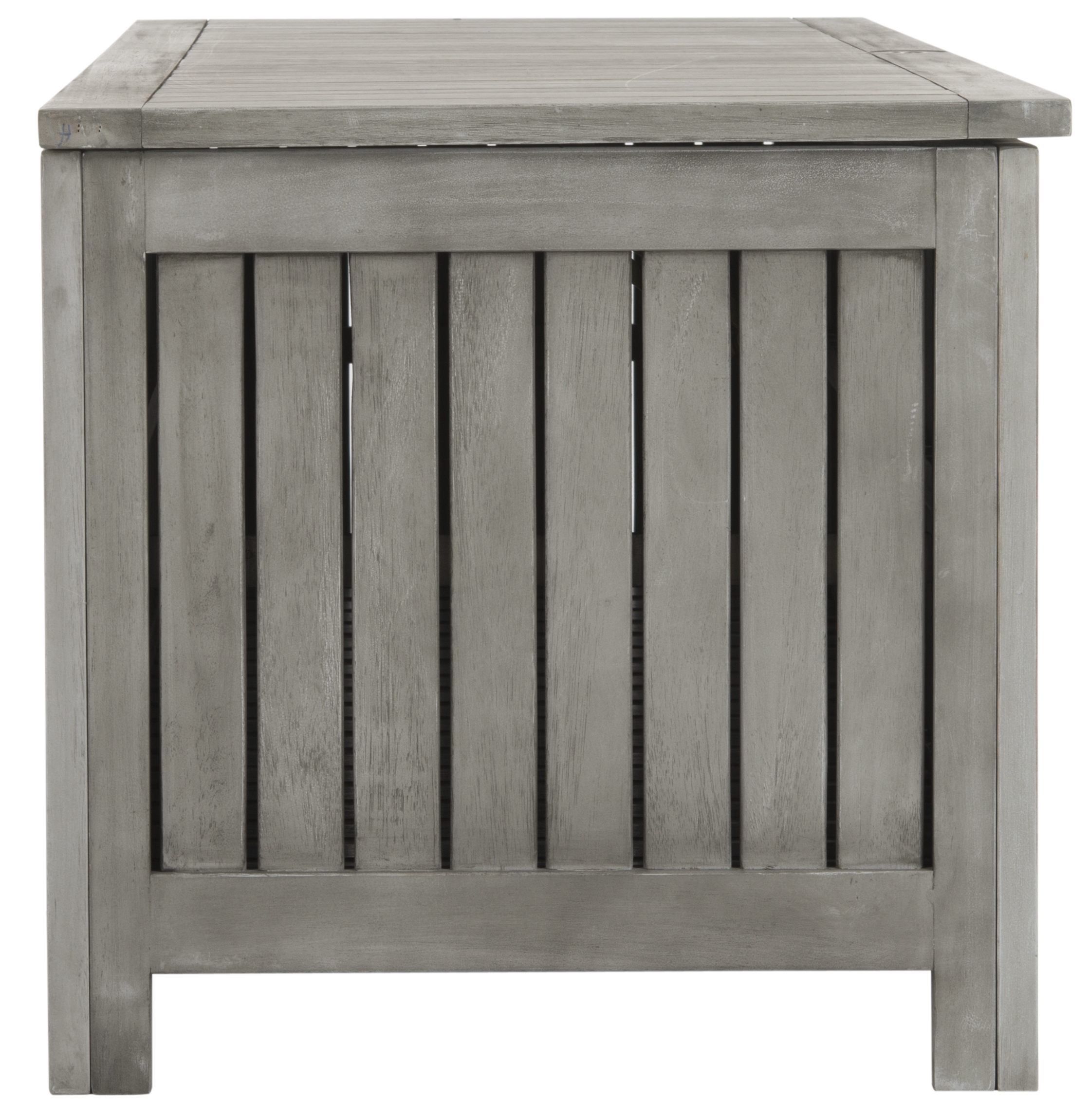 Abri 47.63-Inch L Cushion Box - Grey Wash - Safavieh - Image 2