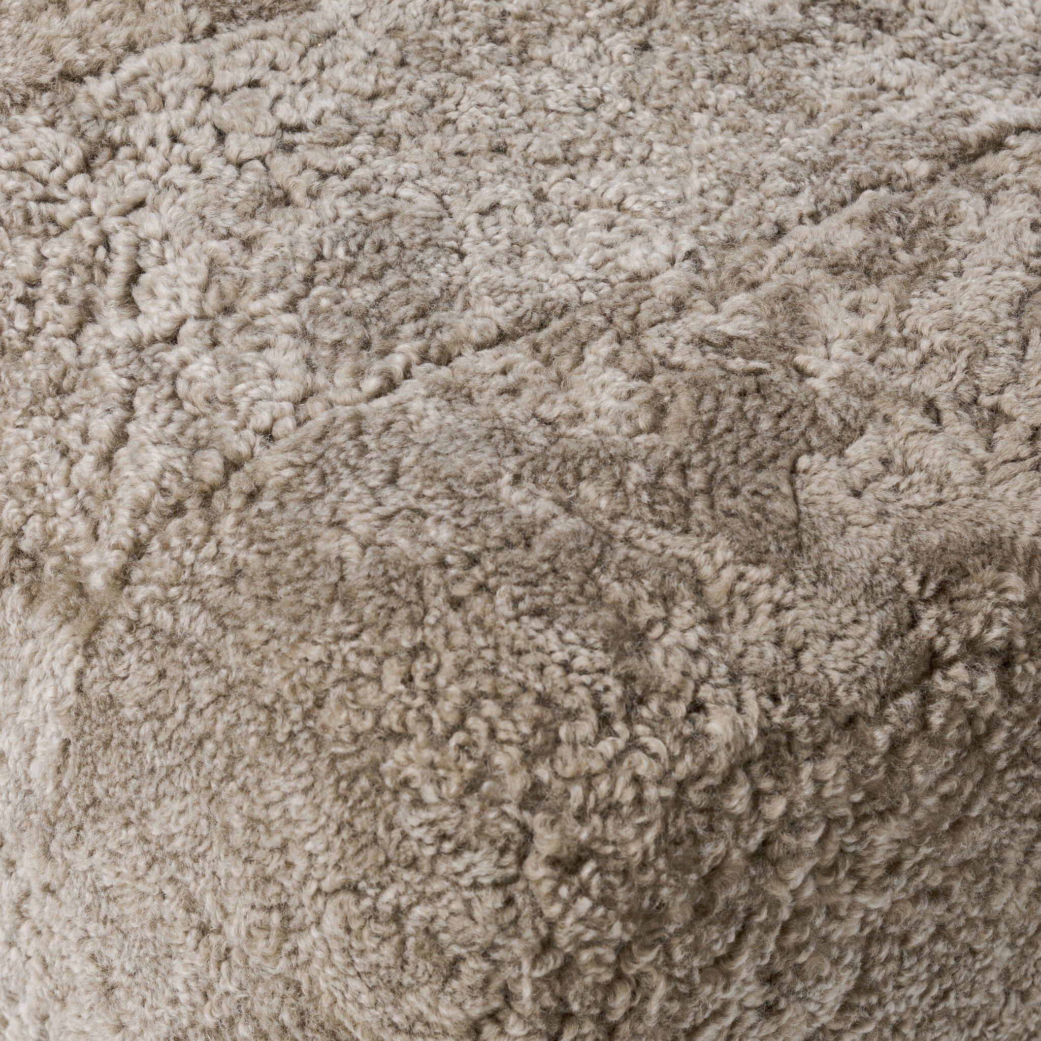 Oslo Ottoman - Taupe Shearling by Amber Lewis x Four Hands - Image 6