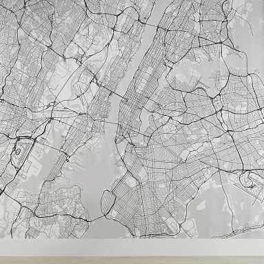 Manhattan Overhead Wallpaper, 108x144 - Image 0