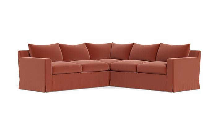 Sloan Slipcovered Corner 4-Seat Sectional Sofa - Image 1