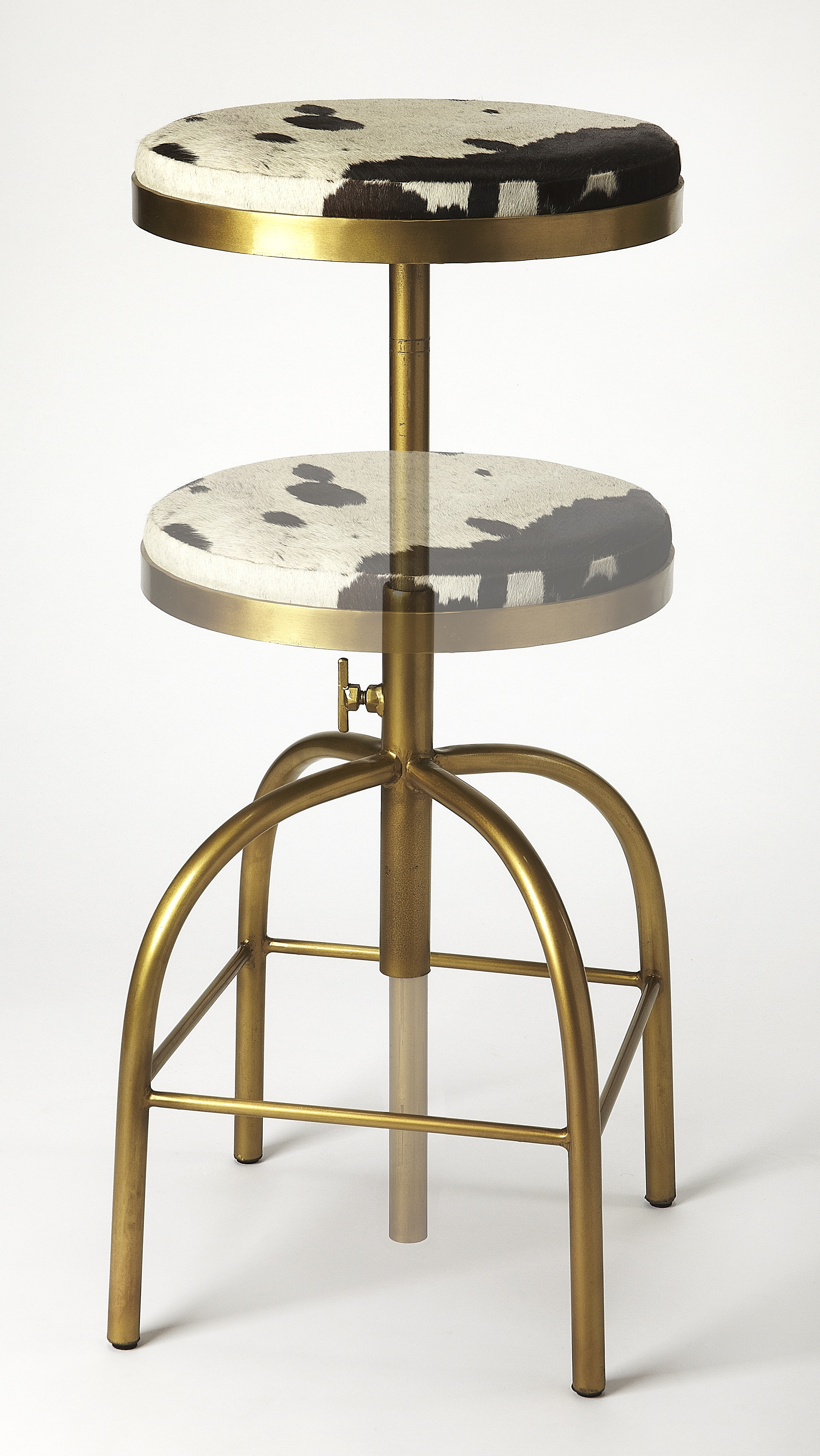 Grogan Hair-on-Hide Barstool - Image 2