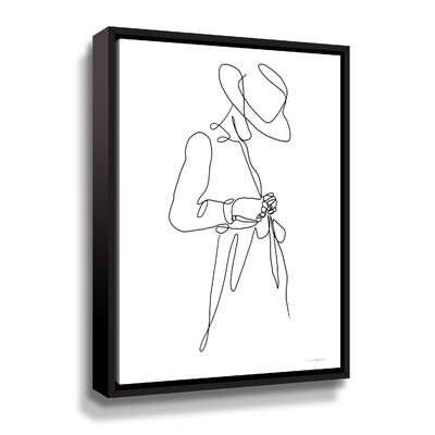 Fashionista Gallery Wrapped Floater-Framed Canvas - Image 0