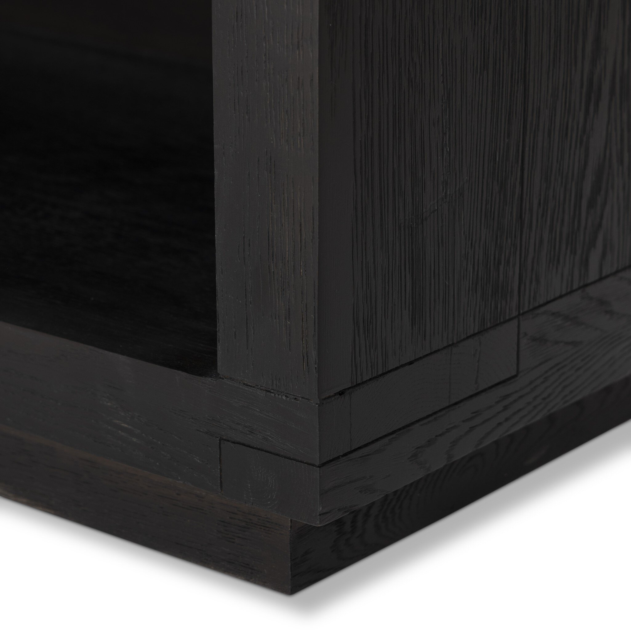 Warby Nightstand - Worn Black Veneer - Image 8