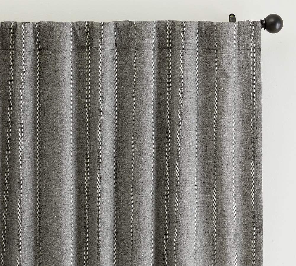 Gramercy Rod Pocket Blackout Curtain, Set of 2, 50 x 84", Gray - Image 0
