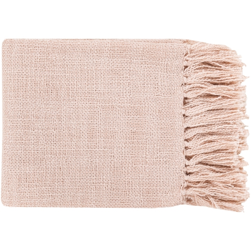 Tilda Throw Blanket, Pale Pink - Image 0