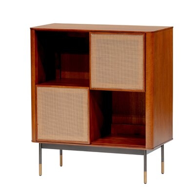 Ayres 2 Doors Apothecary Square Accent Cabinet - Image 0