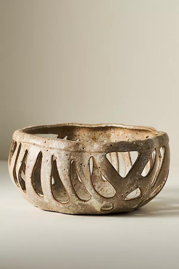 Sadie Stoneware Bread Basket - Image 0