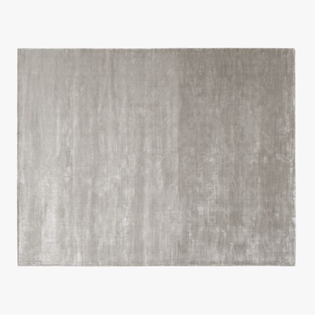 Anders Grey TENCEL™ Lyocell Area Rug 10'x14' - Image 0