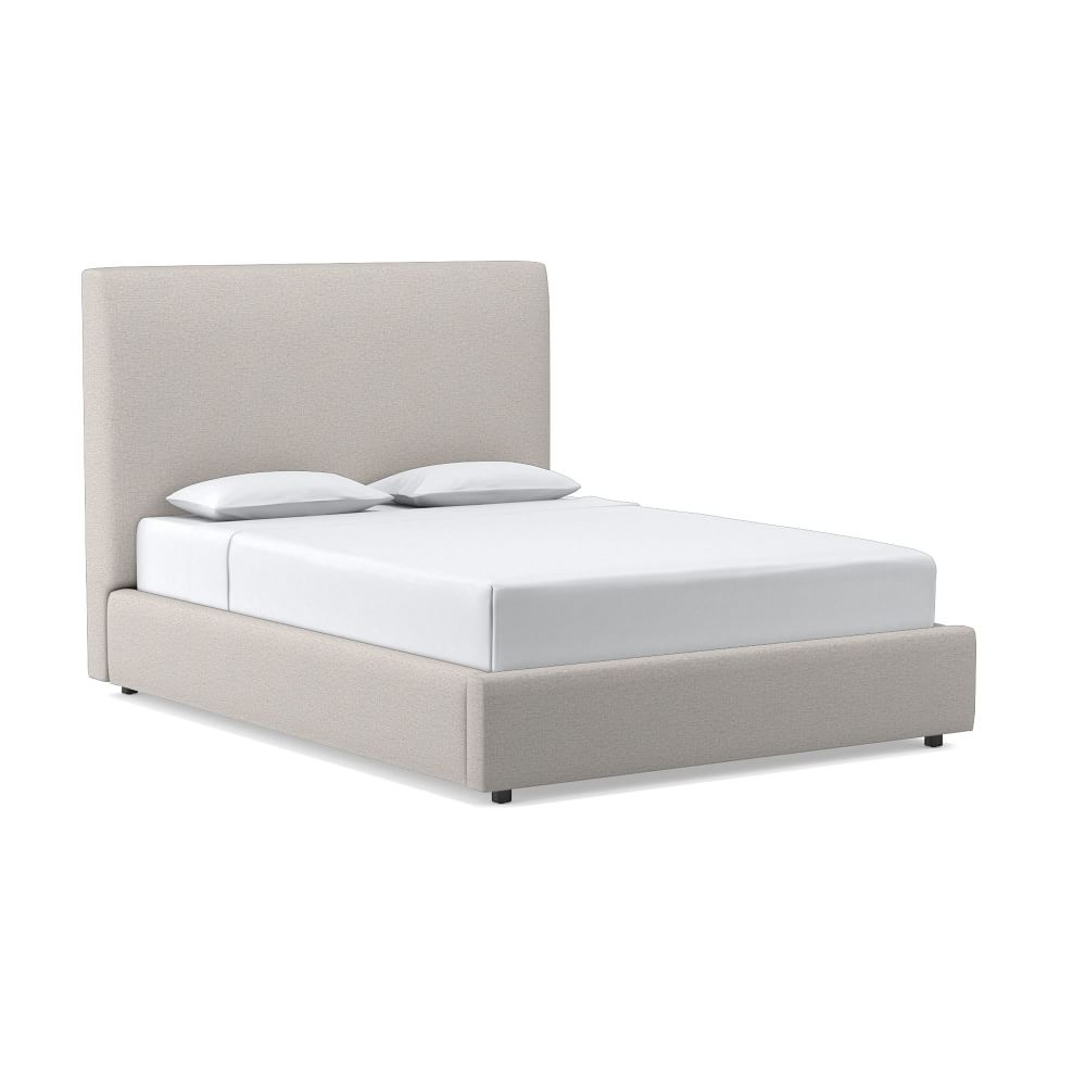 Haven Tall Bed, King, Twill, Sand - Image 0