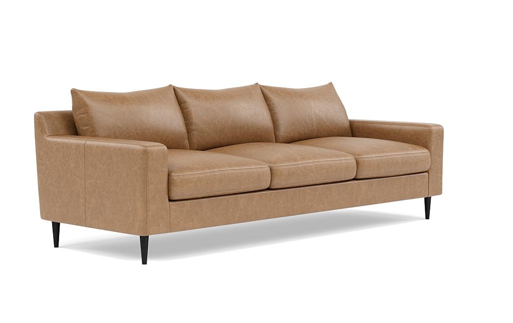 Sloan 3-Seat Leather Sofa - Image 1
