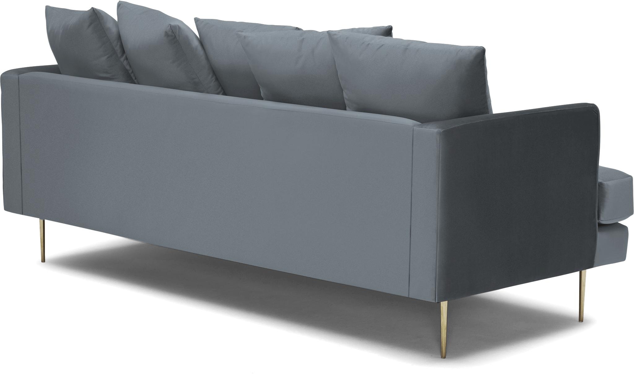 Gray Aime Mid Century Modern Sofa - Synergy Pewter - Image 3