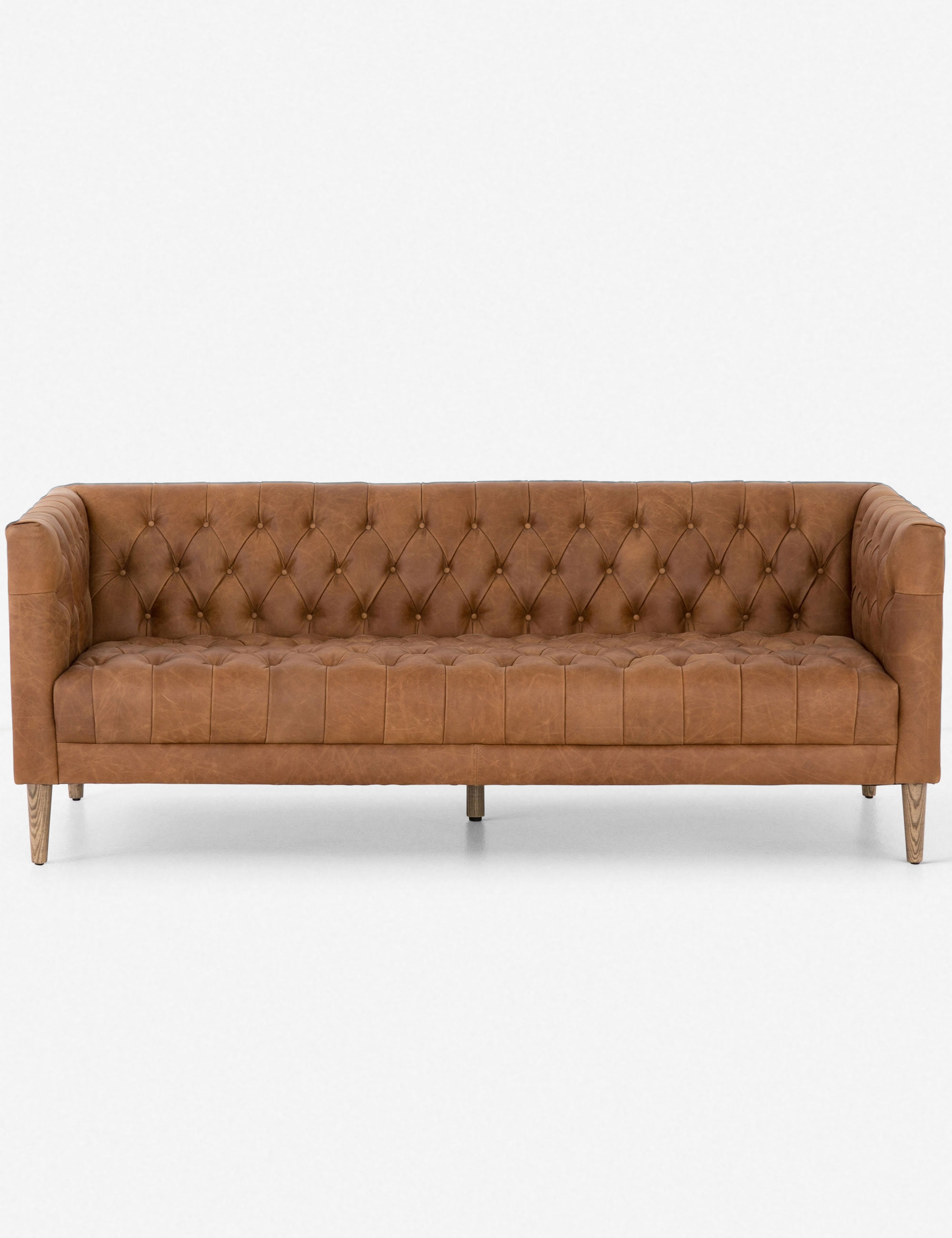 Breanne Leather Sofa - Image 0