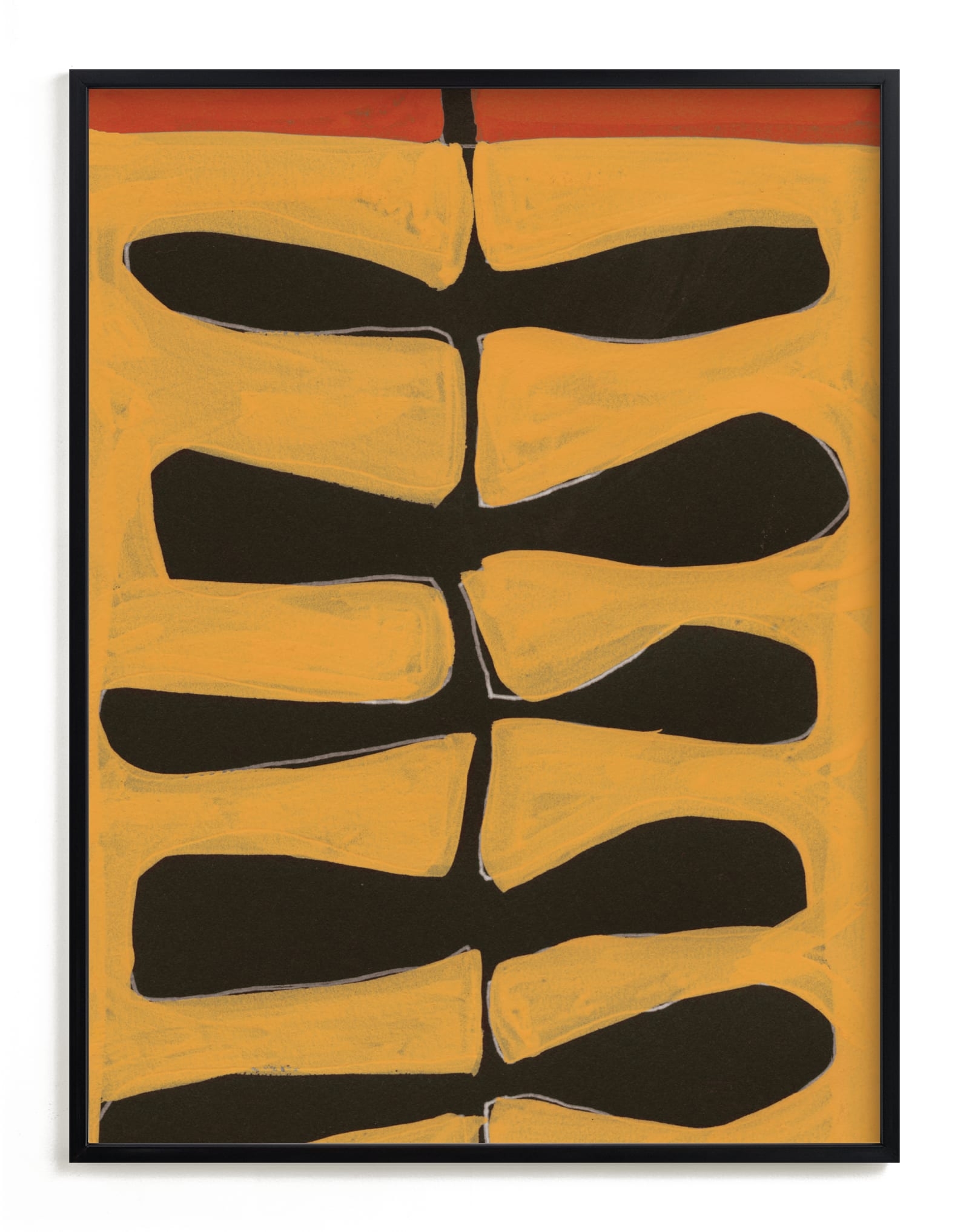 Leaves And A Stem Open Edition Fine Art Print - Image 0