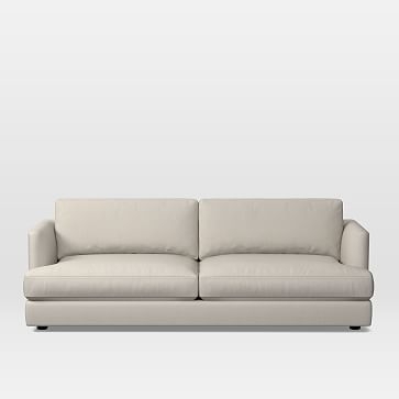 Haven Sofa, Poly, Yarn Dyed Linen Weave, Alabaster, Concealed Supports - Image 0