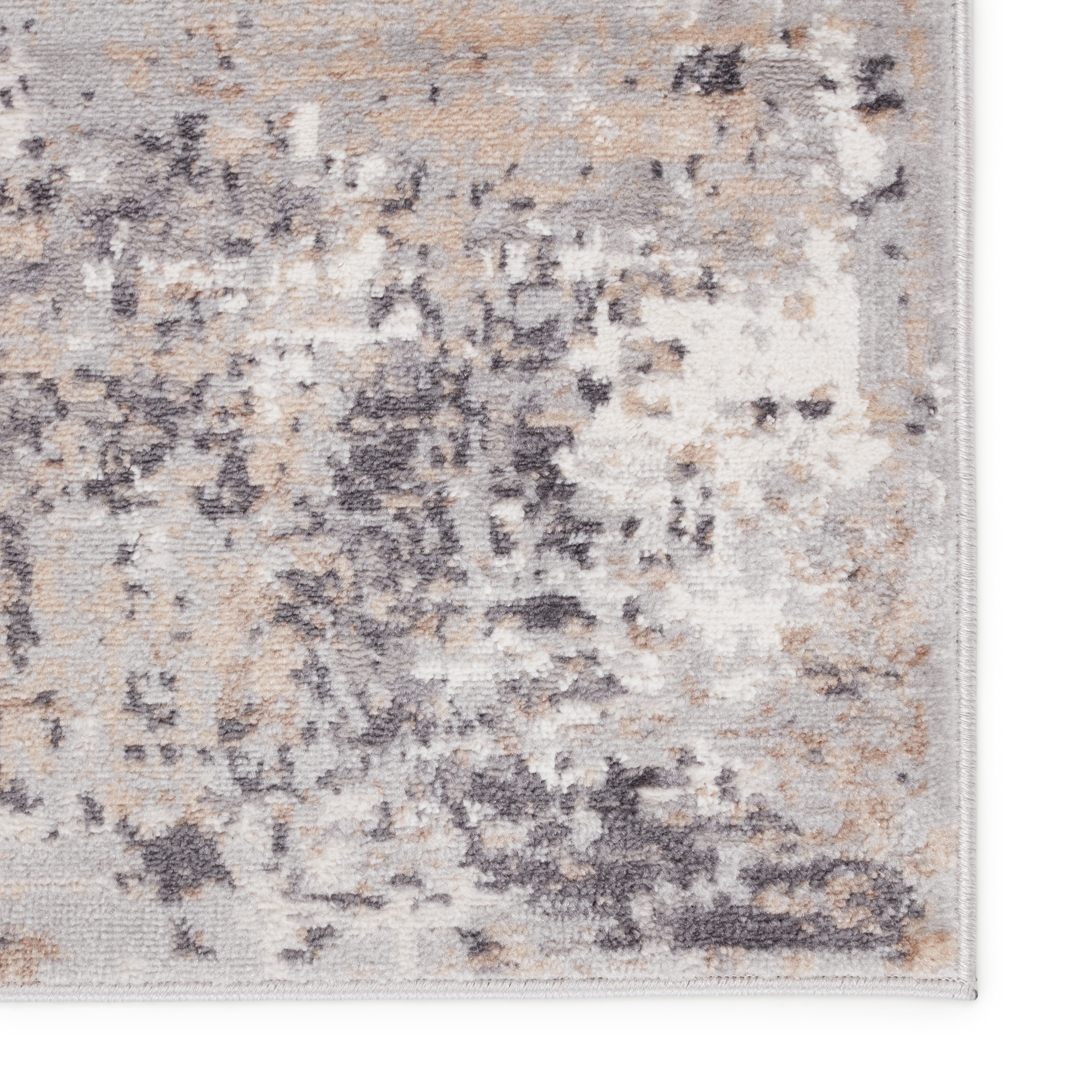 Vibe by Delano Abstract Gray/ Ivory Area Rug (8'X10') - Image 3