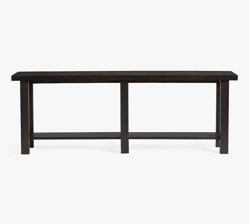 Reed Grand Console Table, Warm Black - Image 0