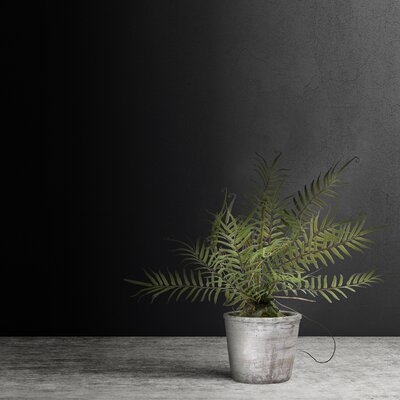 10'' Artificial Fern Plant in Pot - Image 0