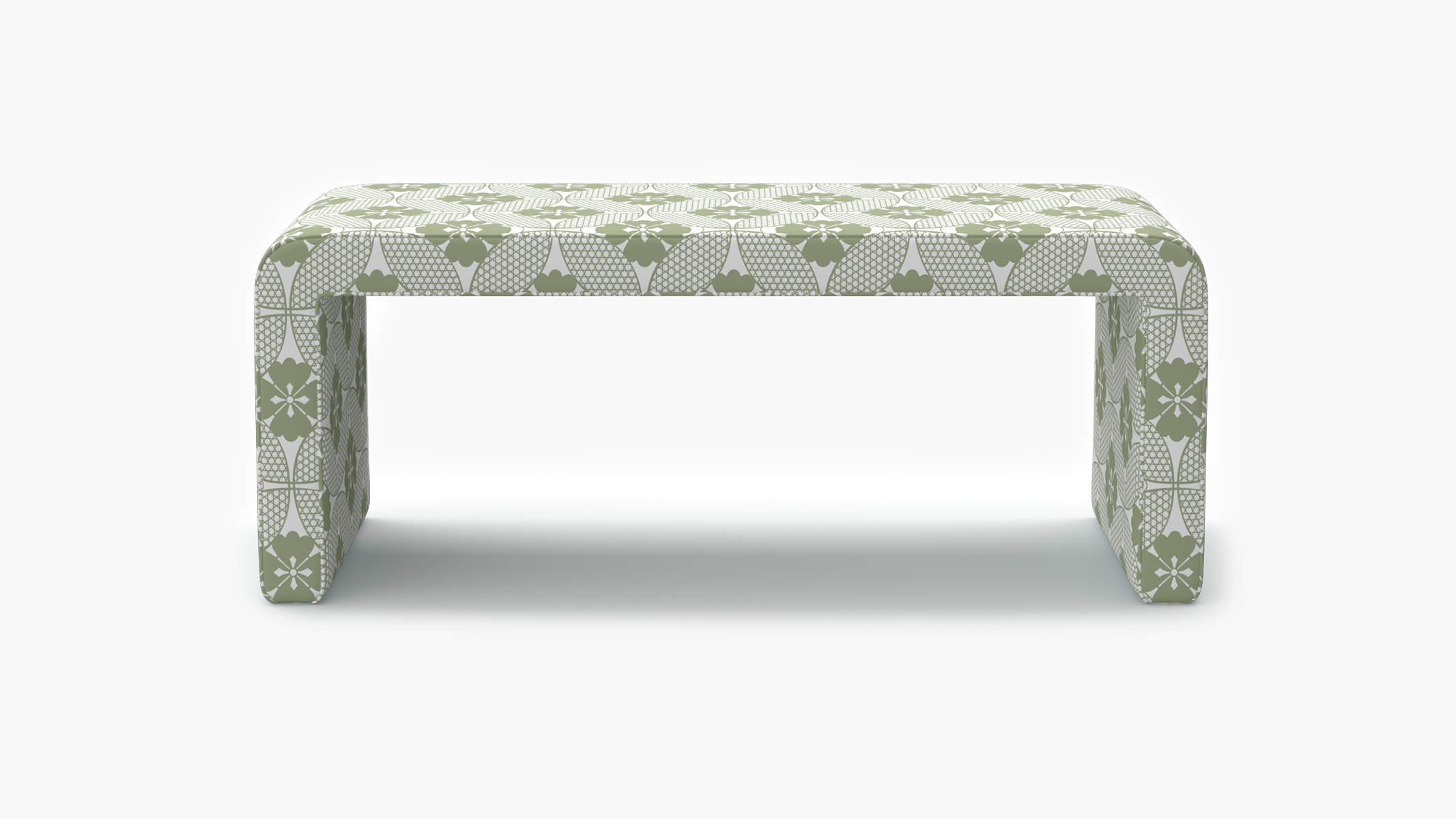 Waterfall Bench, Sage Solaire - Image 0