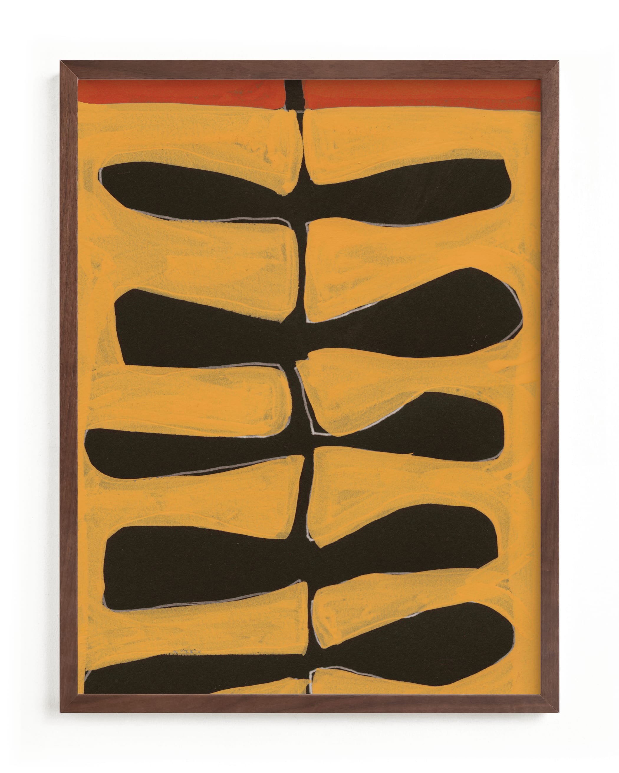 Leaves And A Stem Open Edition Fine Art Print - Image 0