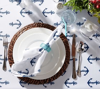 Anchor Outdoor Round Tablecloth w/ Zipper, 60" - Image 3