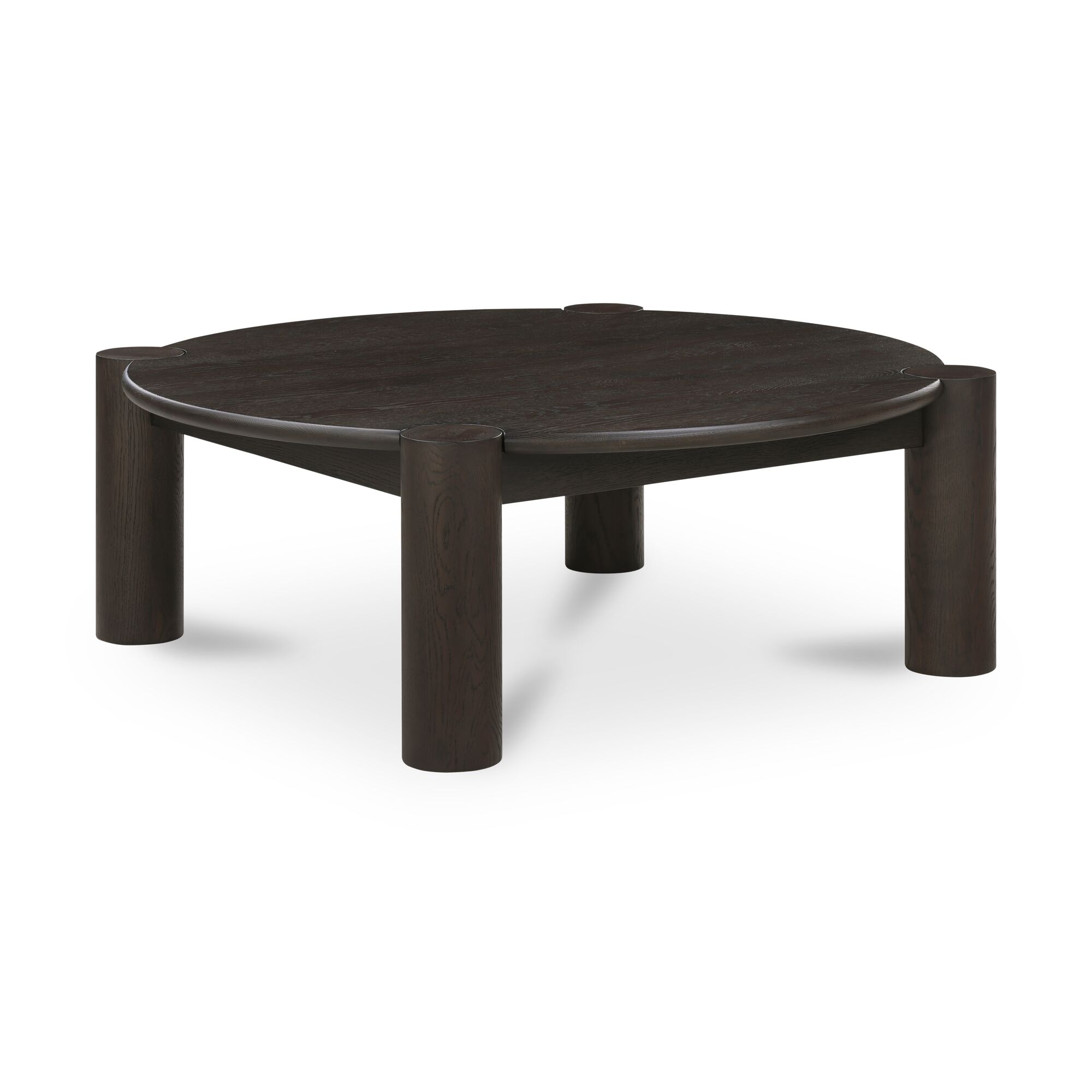 Jack Coffee Table Brushed Dark Brown - Image 1