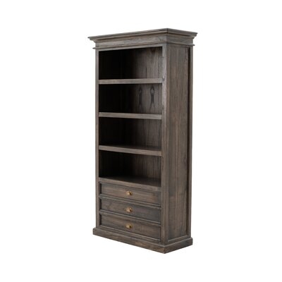 Sorrento 74.8" H x 39.37" W Solid Wood Standard Bookcase - Image 0