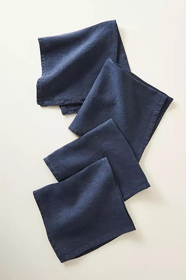 Edison Portuguese Linen Napkins, Set of 4 - Image 0
