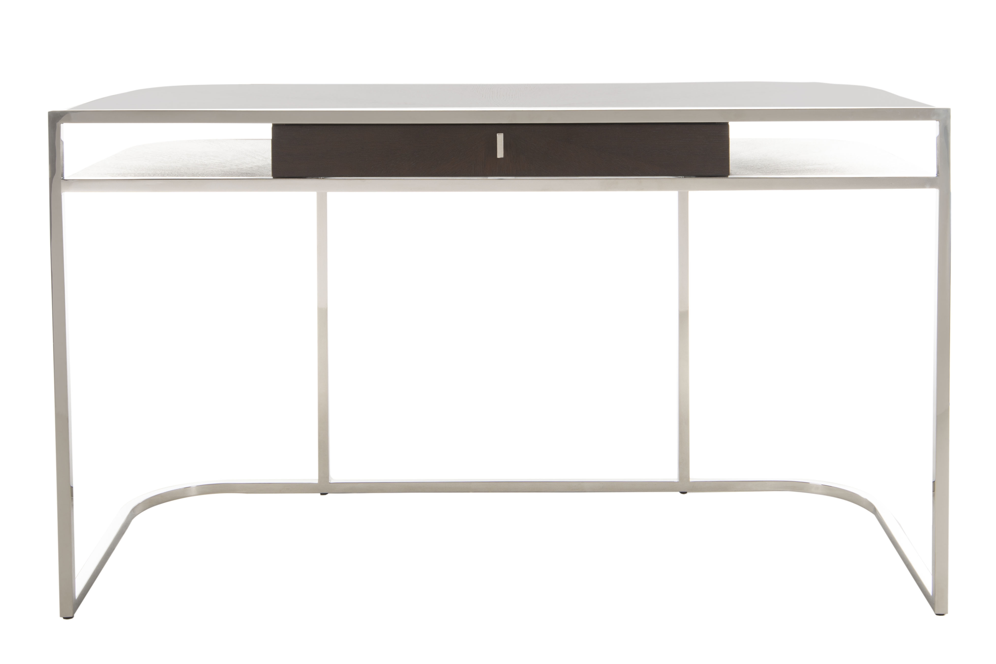 Julian Desk - Espresso/Steel - Safavieh - Image 0