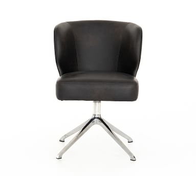 Hartnell Swivel Desk Chair, Black - Image 5